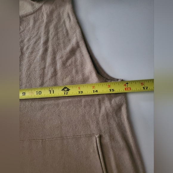 Roolee Knit Wideleg Jumpsuit Size Small Beige BoHo Nursing Friendly - Picture 9 of 10